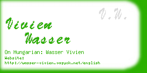 vivien wasser business card